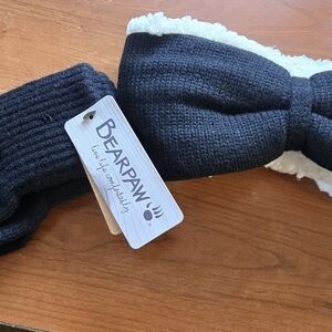 BearPaw Black and White Kids Hairband